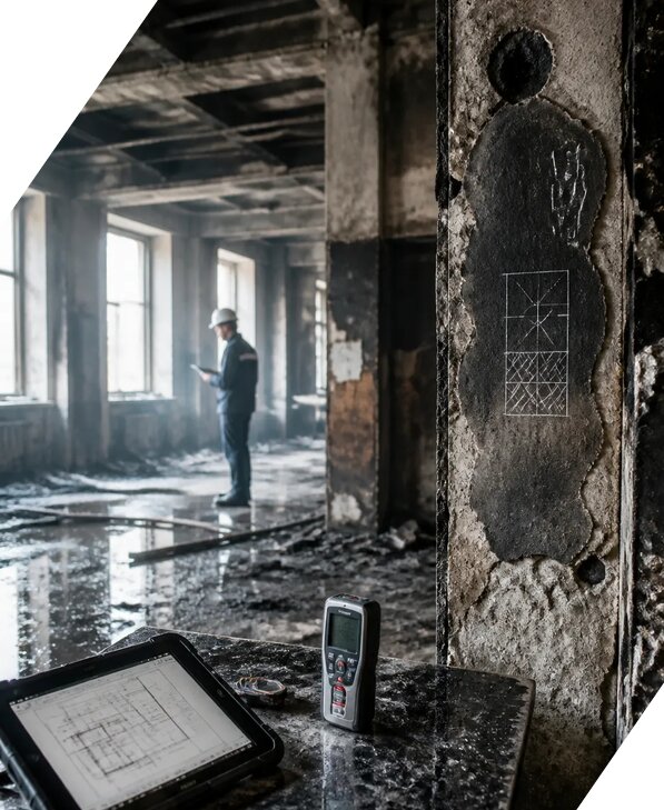 Обследование зданий после пожара в Рузаевке от 15552 р. | ЭкспертизаРоссия