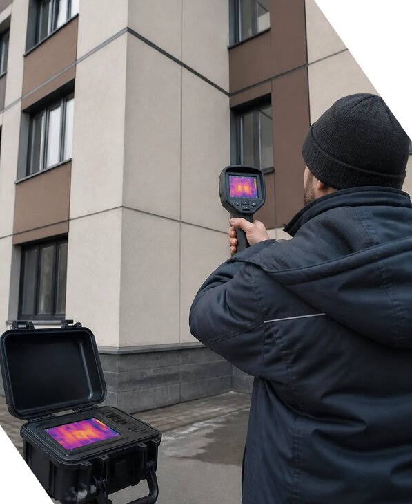 Тепловизионное обследование зданий и сооружений в Рузаевке
