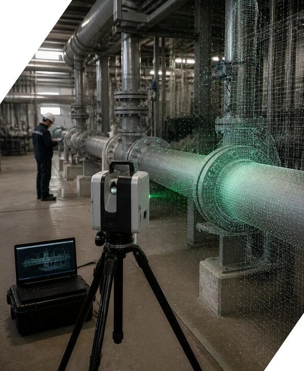 Лазерное сканирование трубопроводов в Рузаевке от 5184 р. | ЭкспертизаРоссия